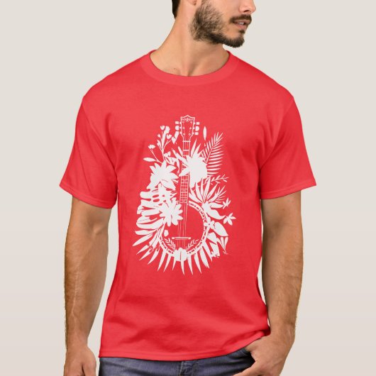 Banjo Cartoon Style jongen T-shirt (Voorkant)