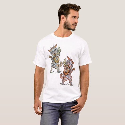 Banjo Cats T Shirt (Voorkant volledig)