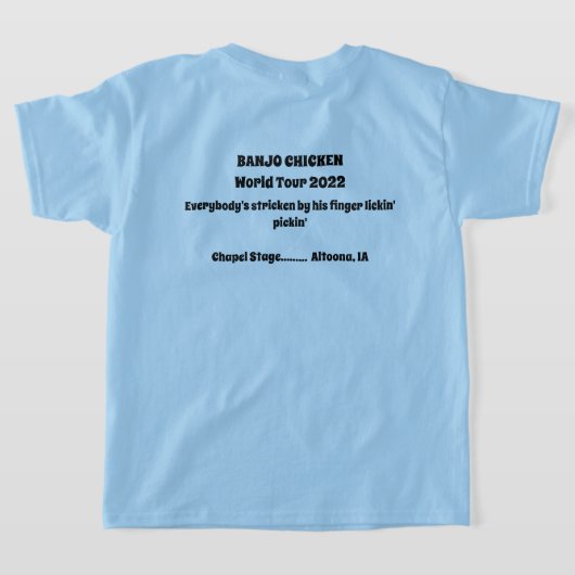Banjo Chicken World Tour Concert T-shirt (Laag Achter)
