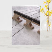 Banjo Closeup Kaart (Gele Bloem)