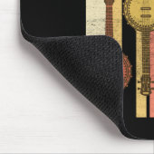 Banjo Country Music Instrument Bluegrass Band Gift Muismat (Hoek)