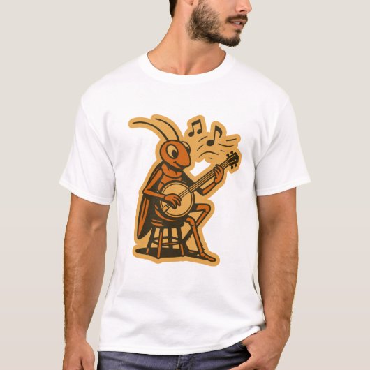 Banjo Cricket T-shirt (Voorkant)