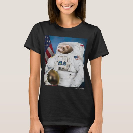 Banjo de Astronaut Ferret T-shirt (Voorkant)