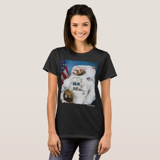 Banjo de Astronaut Ferret T-shirt (Voorkant volledig)