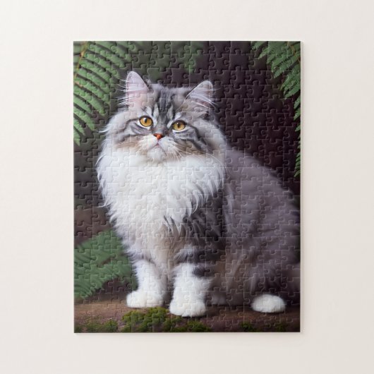Banjo De donzige Perzische kat, puzzel (Verticaal)