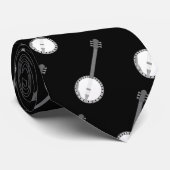 Banjo Design Stropdas (Opgerold)