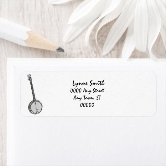 Banjo "Drawing" Etiket (Insitu)