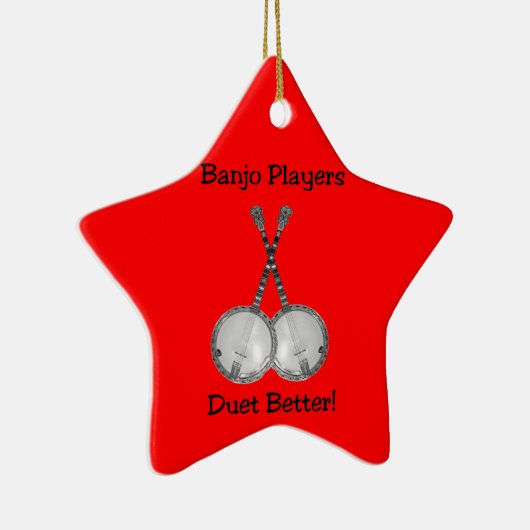 Banjo Duet Ornament (Rechts)