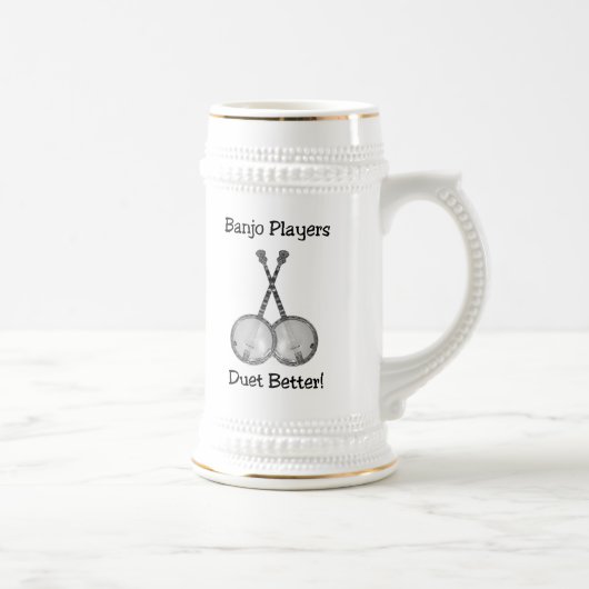 Banjo Duet Stein Bierpul (Rechts)