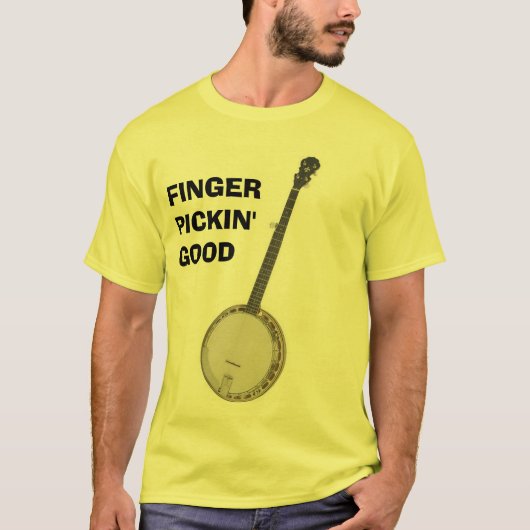 Banjo - Finger Pickin' Good T-shirt (Voorkant)