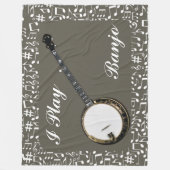 BANJO FLEECE DEKEN (Voorkant)