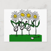 Banjo Flowers Briefkaart (Voorkant)