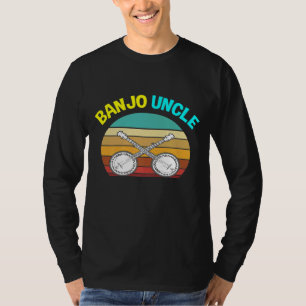 Banjo for oom Retro Music Mannen T-shirt