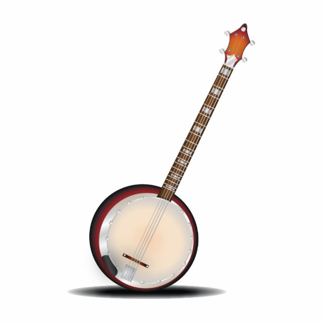 Banjo Fotobeeldje Magneet (Voorkant)