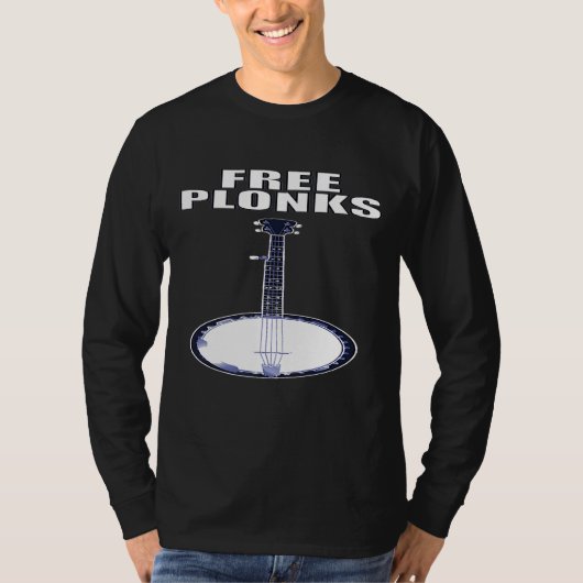 Banjo Free Plonks T-shirt (Voorkant)