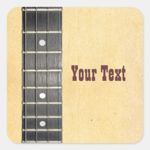 Banjo Fretboard Naam Cadeau Label Bookplate