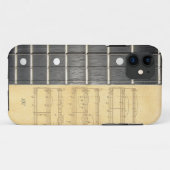 Banjo Fretboard Sheet Music iPhone 5 Hoesje (Achterkant (horizontaal))