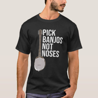 Banjo Gift Grappige Slogan Bluegrass Design T-shirt