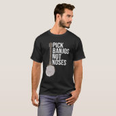 Banjo Gift Grappige Slogan Bluegrass Design T-shirt (Voorkant volledig)