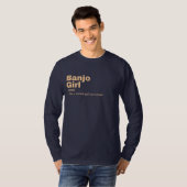 Banjo Girl - Banjo T-shirt (Voorkant volledig)