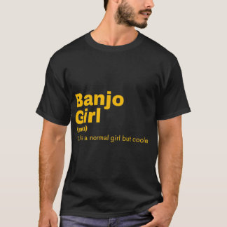Banjo Girl - Banjo T-Shirt