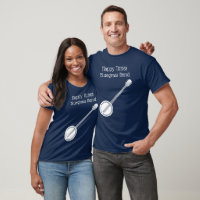 Banjo Graphic Bluegrass Thed Custom Text