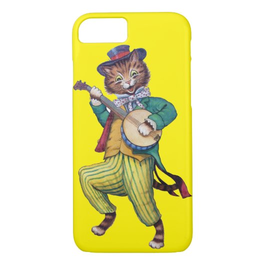 Banjo (Guitar) Player Cat, Louis Wain Case-Mate iPhone Case (Achterkant)