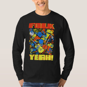 Banjo Guitar Player Folk Ja T-shirt