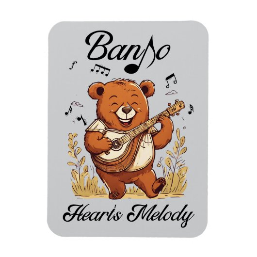 Banjo Heart's Melody Magneet (Verticaal)