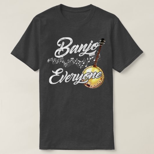 Banjo Iedereen Music Melody T-shirt (Design voorkant)