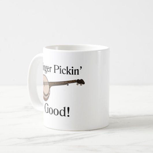 Banjo is Finger Pickin Good Koffiemok (Voorkant links)