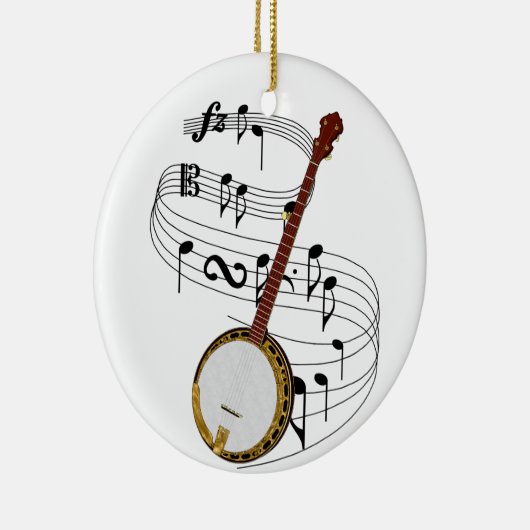 Banjo Keramisch Ornament (Rechts)