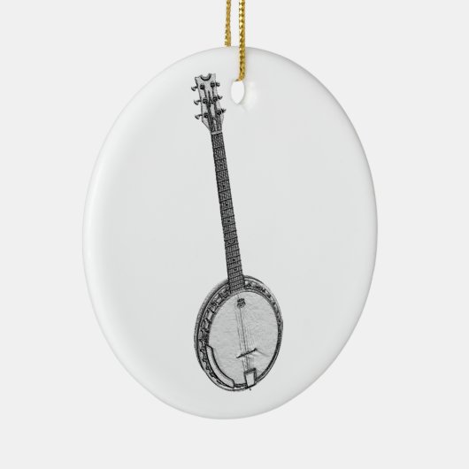 Banjo Keramisch Ornament (Rechts)