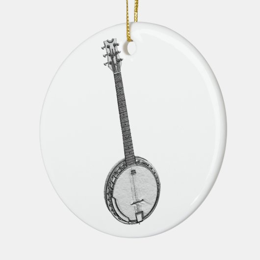 Banjo Keramisch Ornament (Links)