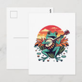 Banjo Kikker Briefkaart (Voorkant / Achterkant)