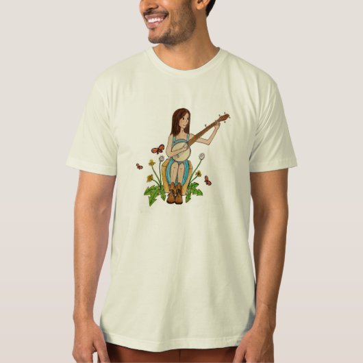 Banjo Lady T-shirt (Voorkant)