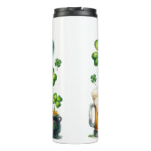 Banjo Leprechaun St. Patrick's Day Thermische Tumb Thermosbeker (Achterkant)