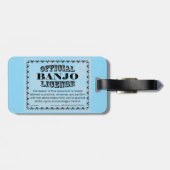 Banjo-licentie Bagagelabel (Achterkant horizontaal)