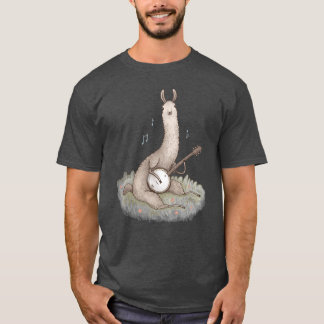 Banjo Llama gift gift T-shirt