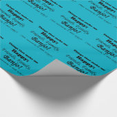 Banjo maakt me gelukkig cadeaupapier (Hoek)