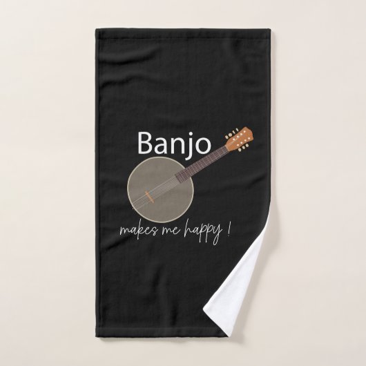 Banjo maakt me gelukkig handdoek (Handdoek)