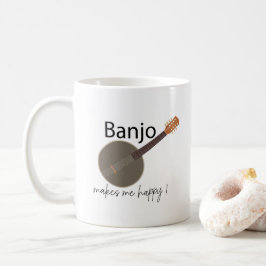 Banjo maakt me gelukkig koffiemok