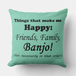 Banjo maakt me gelukkig kussen