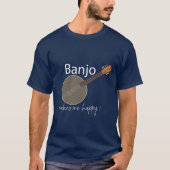 Banjo maakt me gelukkig t-shirt (Voorkant)