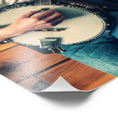 Banjo Man Foto Afdruk (Hoek)