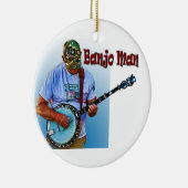 BANJO MAN KERAMISCH ORNAMENT (Rechts)
