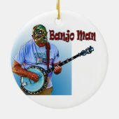 BANJO MAN KERAMISCH ORNAMENT (Achterkant)