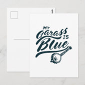 Banjo Mijn glas is blauw Briefkaart (Voorkant / Achterkant)