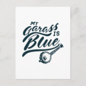 Banjo Mijn glas is blauw Briefkaart (Voorkant)