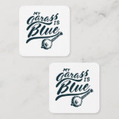 Banjo Mijn glas is blauw Vierkante Visitekaartje (Voorkant / Achterkant)